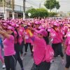 Mujeres corren en Aguazul Casanare para celebrar su día