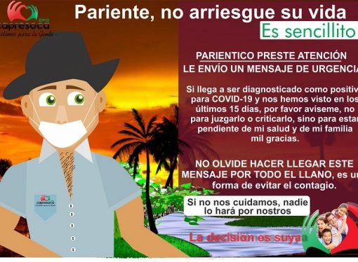 Si es COVID positivo informe