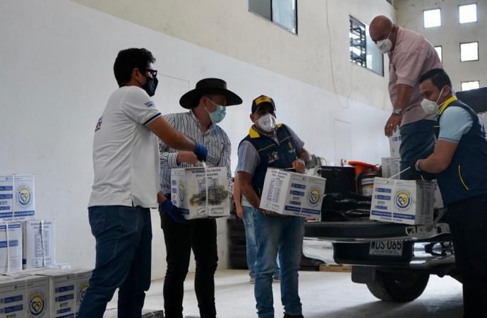 Ayudas humanitarias para familias vulnerables de Támara