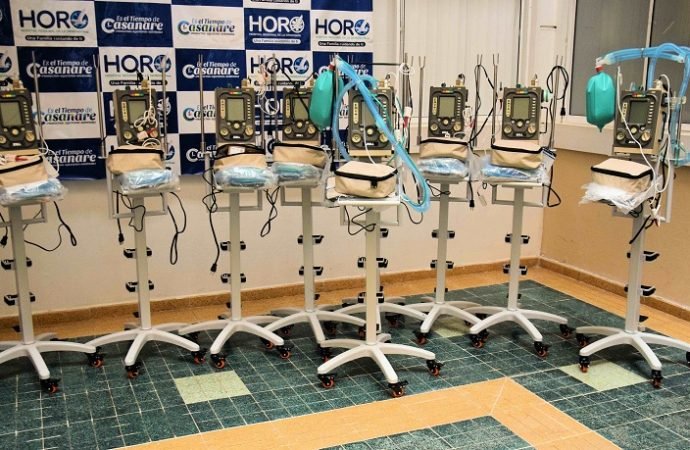 11 nuevos ventiladores recibió el Hospital Regional de la Orinoquía