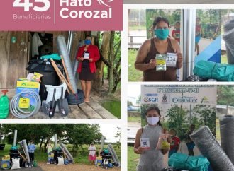 Familias de Hato Corozal y Maní se benefician con elementos agrícolas