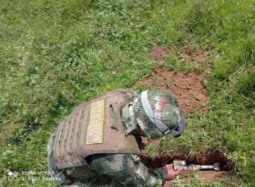 Ejército Nacional decomisa artefactos explosivos