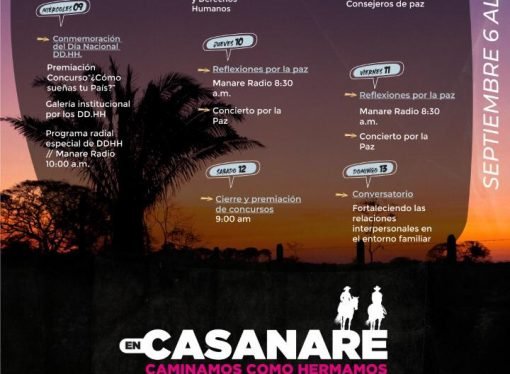 Semana por la Paz en Casanare