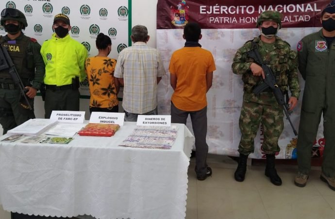 Ejército desarticuló Grupo Delincuencial en Guainía y capturó explosivitas en Arauca