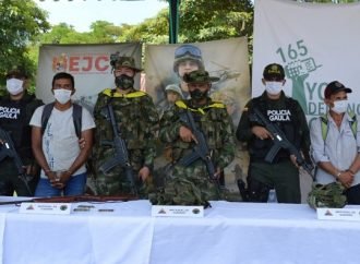 Capturan a presunto cabecilla del grupo al margen de la ley