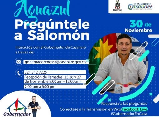 Salomón Sanabria vuelve a los municipios con el programa “Gobernador En Casa”