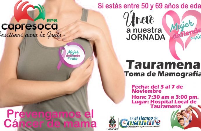 Toma de mamografías llegó a Tauramena