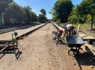 En enero estarán listas obras de pavimentación en La Chaparrera