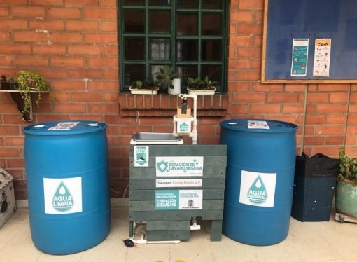 Seis lavamanos portátiles se instalaron en el Parque La Iguana