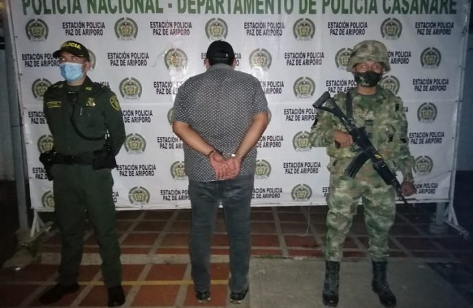 Tres personas capturadas por el Ejército Nacional