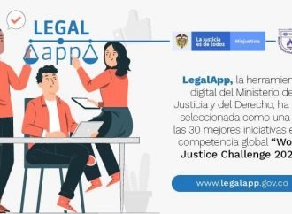 App del Ministerio de Justicia es reconocida mundialmente como una aplicación que promueve el Estado de Derecho