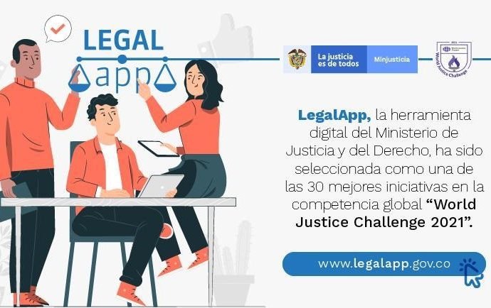 App del Ministerio de Justicia es reconocida mundialmente como una aplicación que promueve el Estado de Derecho