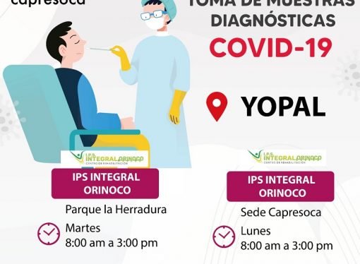 Martes de pruebas gratuitas de COVID-19 en La Herradura, en Yopal