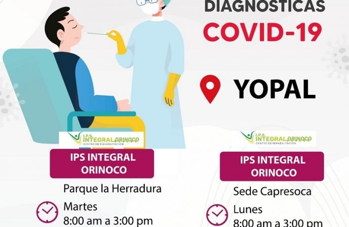 Martes de pruebas gratuitas de COVID-19 en La Herradura, en Yopal