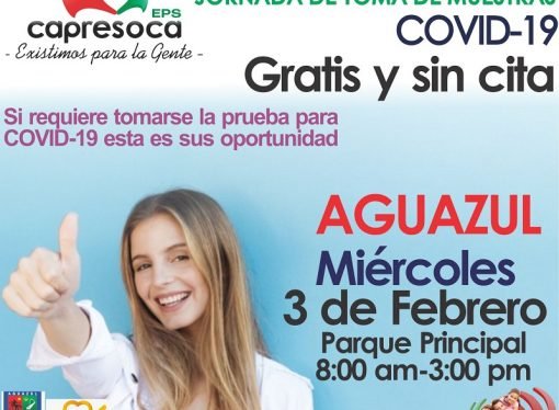 Capresoca sigue con las jornadas de búsqueda activa de COVID-19