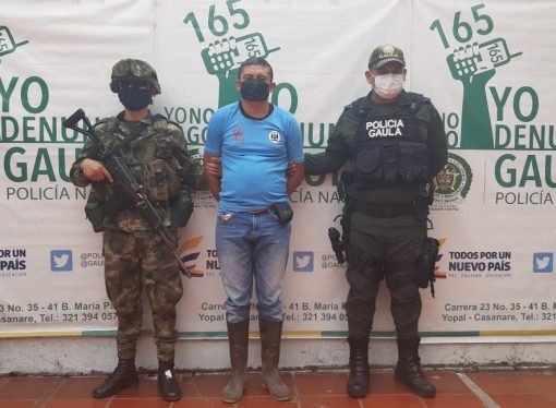 Cayo alias “El Flaco” cabecilla del ELN encargado de las extorsiones en Casanare.