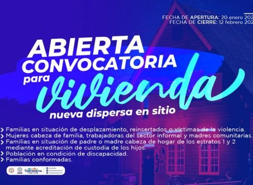 Este 12 de febrero se cierra convocatoria de vivienda nueva en sitio propio en Tauramena