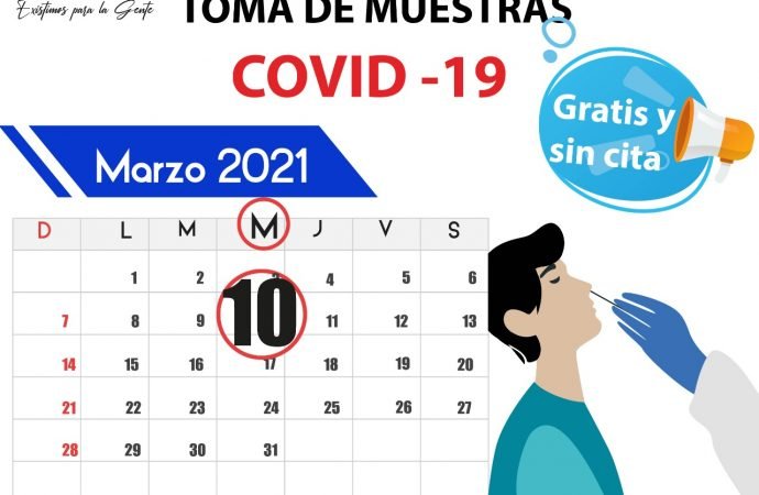 Jornada de Pruebas gratuitas para COVID-19 en la Bendición