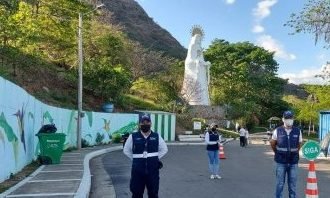 Eje de movilidad segura en el sendero hacia la zona del Mirador de la Virgen de Manare
