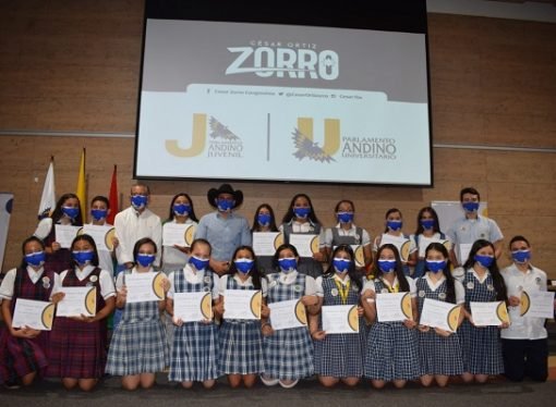 Jóvenes de Casanare se posesionaron en el Parlamento Andino Juvenil y Universitario.