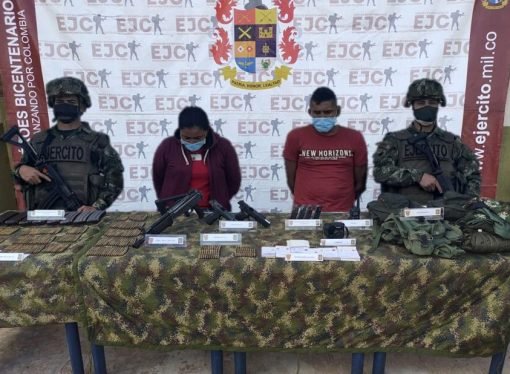 Capturados dos integrantes del Frente José Adonay Ardila Pinilla del Eln en Arauca