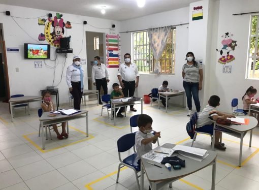 Estudiantes del Técnico Integrado de Trinidad, retornaron a clases bajo el modelo de alternancia educativa