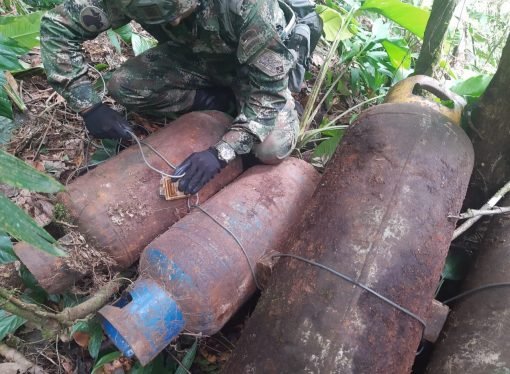 Destruido un deposito ilegal del Eln en Recetor, Casanare