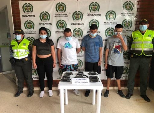 capturadas 4 personas dedicadas al hurto de computadores de vehiculos