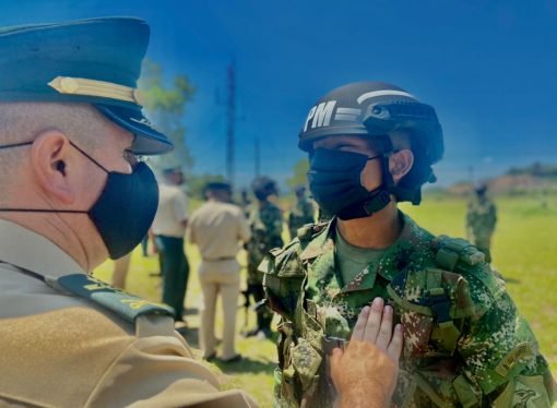 72 Soldados  juraron  bandera en Puerto Carreño
