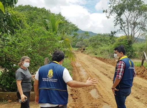 Rehabilitan vía a la vereda las Atalayas de Aguazul