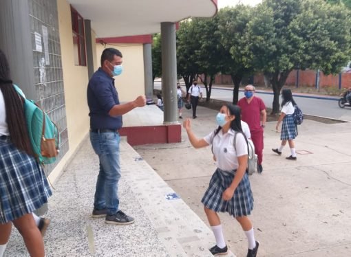 Inicio  alternancia educativa en colegio Jorge Eliecer Gaitán de Yopal