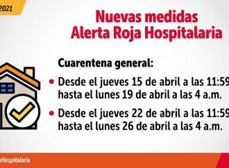 A las 00:00 de hoy inició la cuaretena que irá hasta el lunes a las 4:00 a.m.
