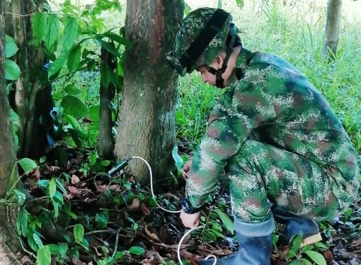 Desactivan explosivo en Arauca