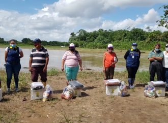 70 familias damnificadas por el invierno en Villanueva,  recibieron ayudas humanitarias