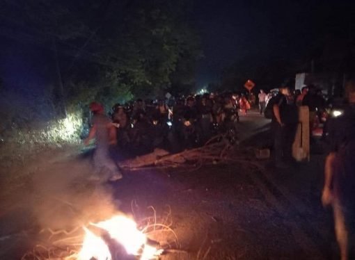 Varios disturbios  generados por manifestantes del paro nacional en Yopal