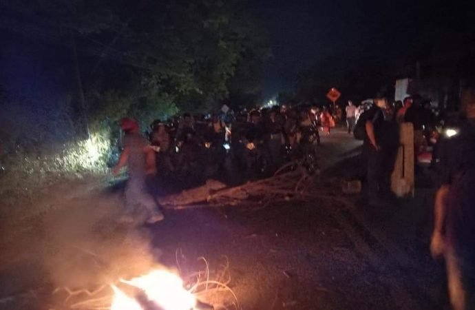 Varios disturbios  generados por manifestantes del paro nacional en Yopal