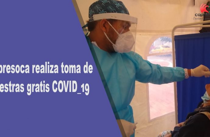 Del 18 al 21 mayo toma de muestras gratis pruebas COVID-19 en Yopal