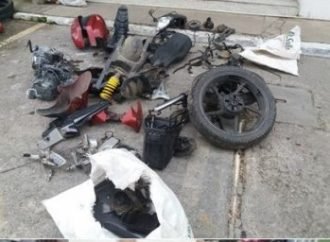 Moto hurtada anoche en Yopal apareció deshuesada esta mañana en paraje rural