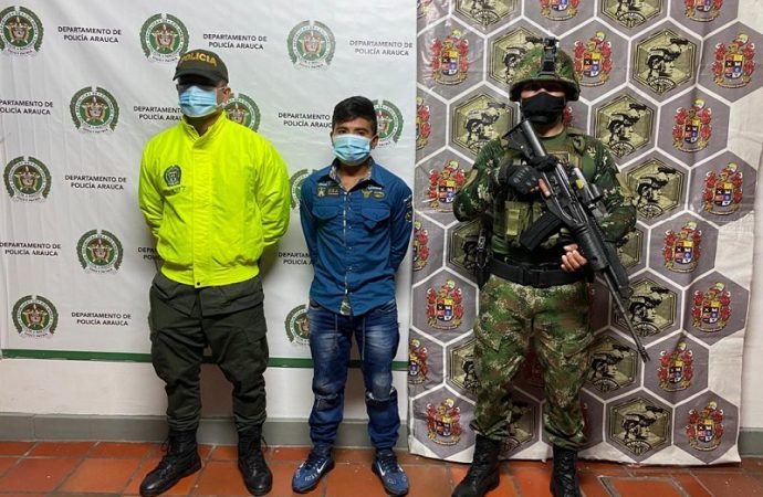 En Arauca, dos personas fueron capturadas