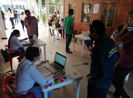 Casanare arrancó con éxito el Plan Piloto de Vacunación para mayores de 18 años en Paz de Ariporo.