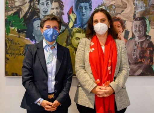 Alcaldesa de Bogotá recibe visita de la presidenta de la CIDH y su delegación