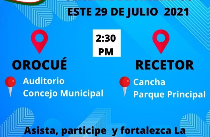 Capresoca invita a los usuarios afiliados de Recetor y Orocué a una reunión general este 29 de julio
