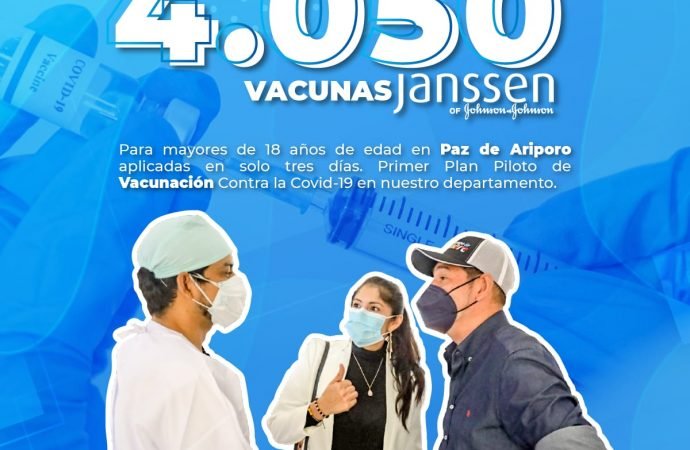 En tiempo record Casanare dio cumplimiento al Plan Piloto de Vacunación para mayores de 18 años de edad