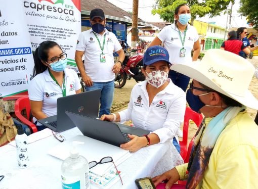 Este sábado 21 de agosto, Capresoca adelanta gran jornada de actualización de bases de datos en el barrio los Progresos 3 de Yopal