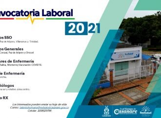 Red Salud Casanare abre convocatoria laboral
