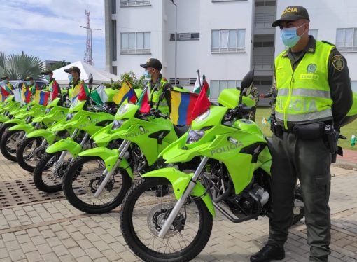 Importante entrega de parque automotor al Departamento de Policía Casanare