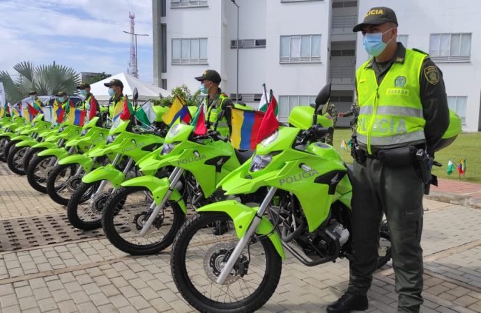 Importante entrega de parque automotor al Departamento de Policía Casanare