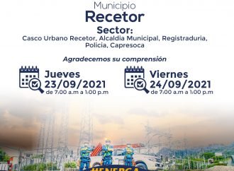 Enerca informa suspensiones de Emergencia en redes de energía del 23 y 24 en Recetor Casanare
