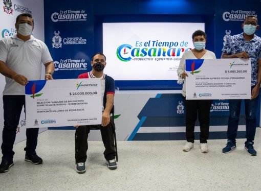 INDERCAS entregó incentivos a deportistas casanareños