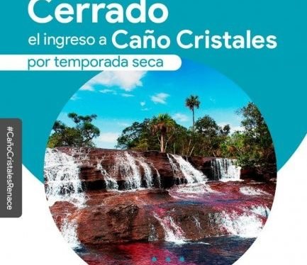 Cerrado ingreso de turistas a Caño Cristales